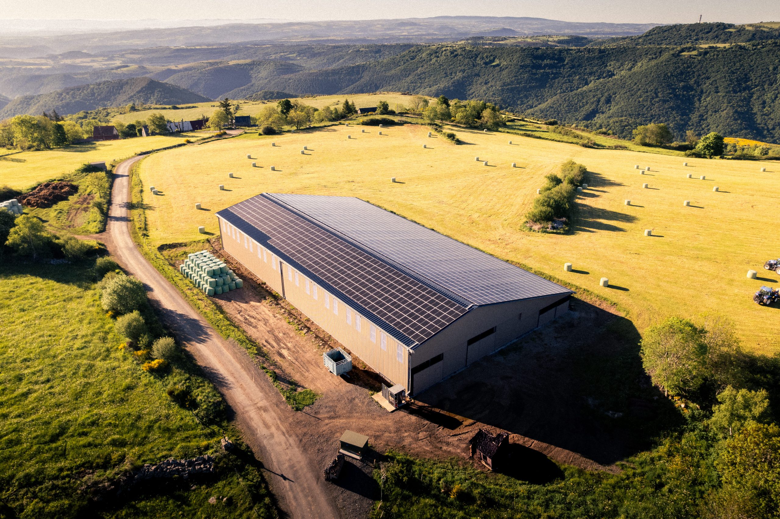 Bâtiment agricole photovoltaïque