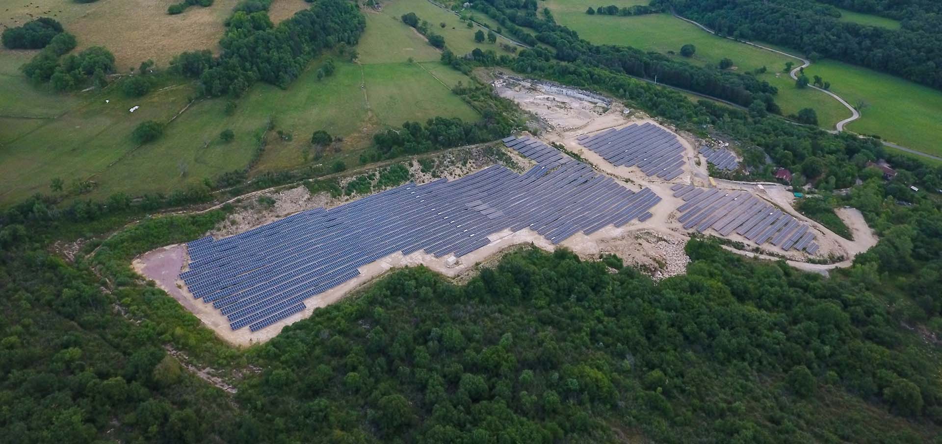 Centrale photovoltaïque Parves et Nattages élaborer par Irisolaris