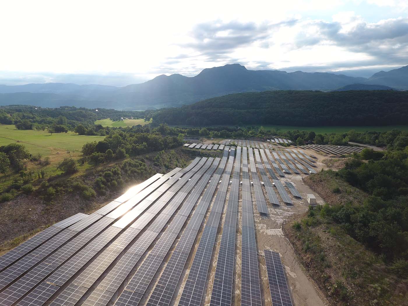 Centrale photovoltaïque Parves et Nattages élaborer par Irisolaris