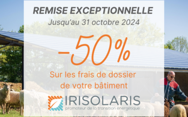 remise exceptionnelle du groupe Irisolaris pour cet automne